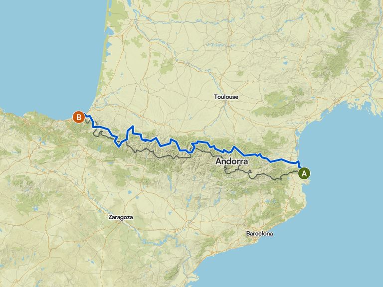 #09 PYRENEES COAST TO COAST - IRUN | ride | Komoot